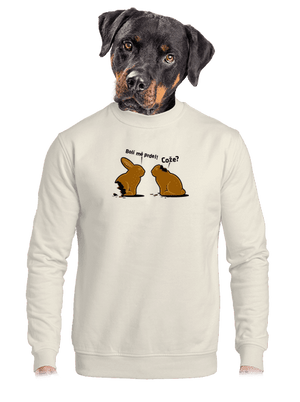 unisex mikina bez kapucne