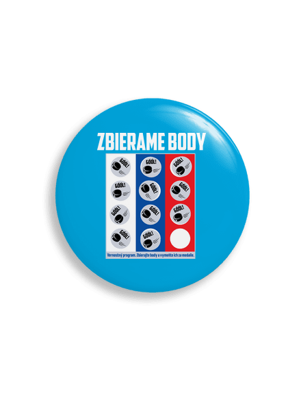 Zbierame body - hokej placka 