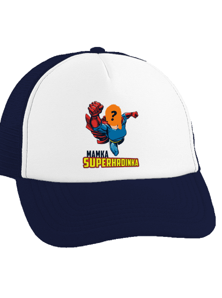 Mamka superhrdinka šiltovka truckerka French Navy cap