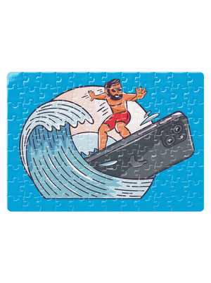 Som surfer puzzle White