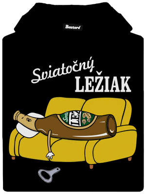 Sviatočný ležiak dámska mikina klokanka Black