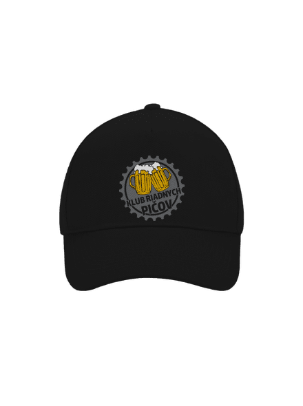 Klub riadnych pičov šiltovka baseballka Black