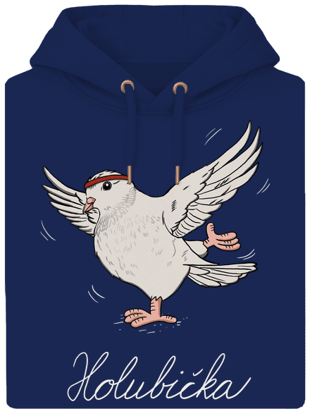 Holubička unisex mikina premium Navy