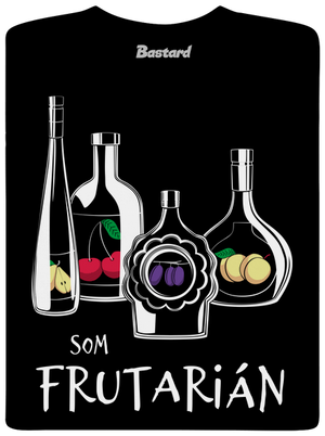 Frutarián pánske dlhý rukáv Black