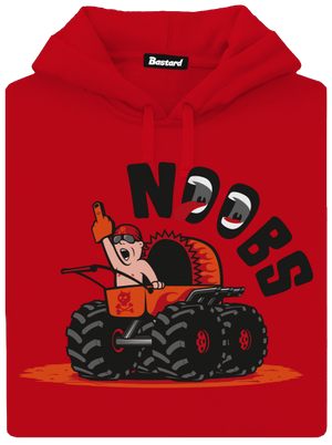 Monster stroller pánska mikina klokanka Red