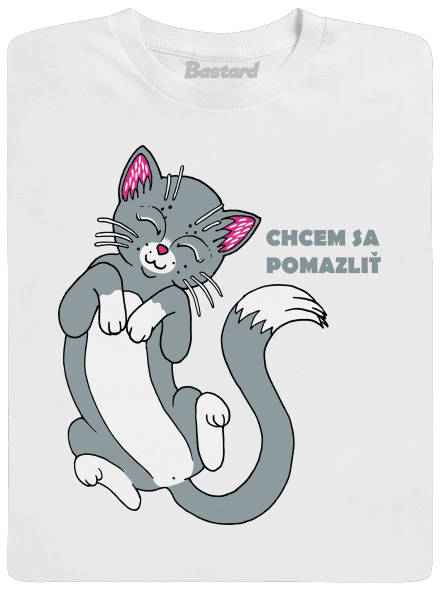 Chcem sa pomazliť detské tričko White