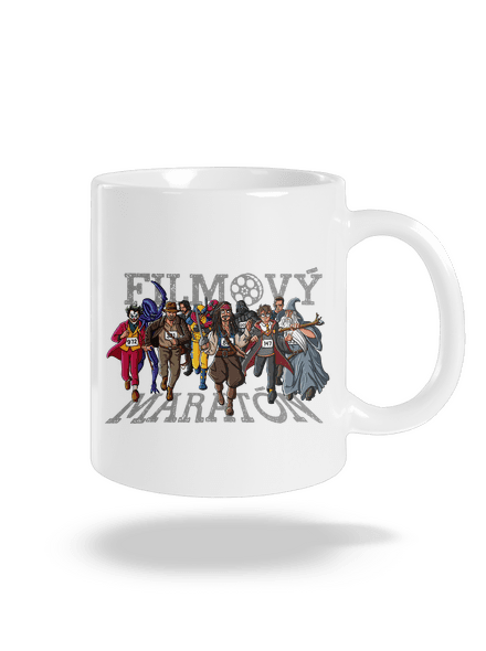 Filmový maratón klasický hrnček White