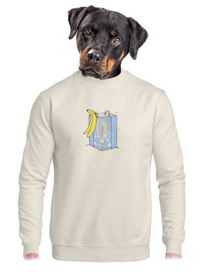 unisex mikina bez kapucne