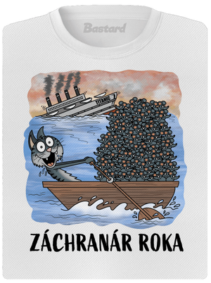 Záchranár roka dámske športové tričko White