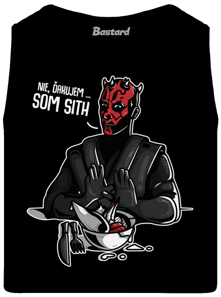 Som sith pánske tielko Black