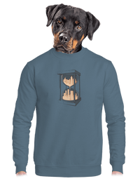 unisex mikina bez kapucne