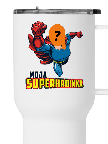 Moja superhrdinka termohrnček White