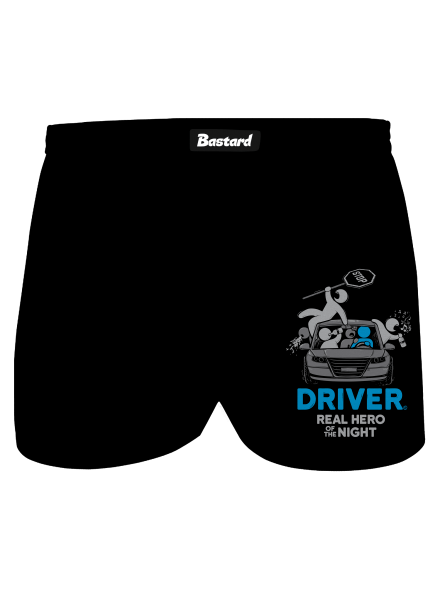 Driver pánske trenky Black