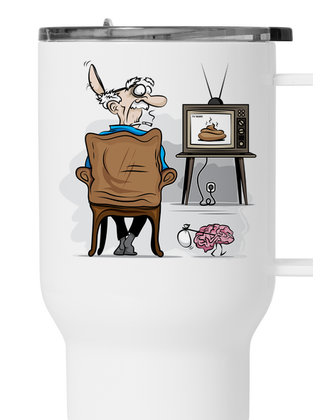 TV News termohrnček White