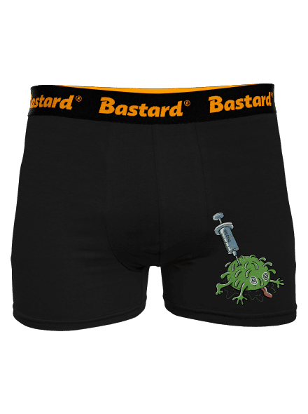 Zapichnutý covid boxerky Black