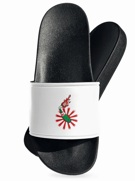Kamikaze šľapky White