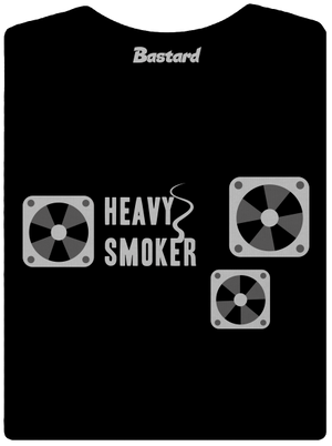 Heavy smoker dámske tričko s lemom Black