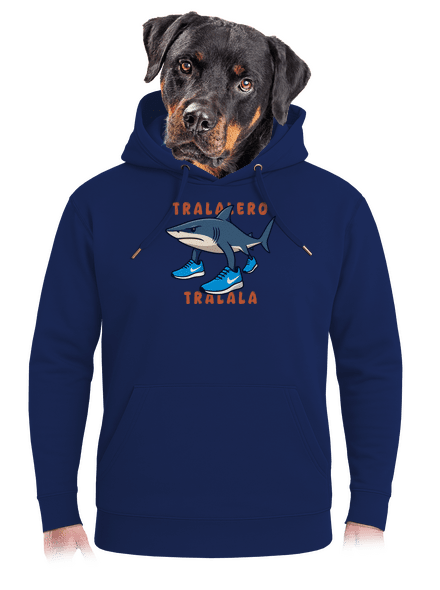 Tralalero Tralala – Italian Brainrot unisex mikina premium Navy