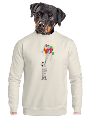 unisex mikina bez kapucne