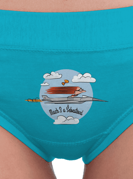 Mach 3 dámske nohavičky Turquoise