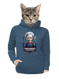 dámska mikina klokanka