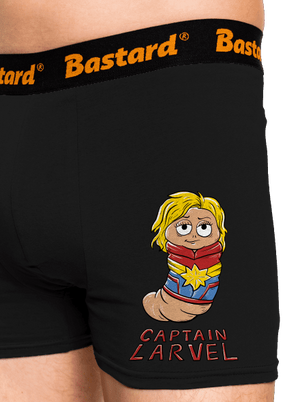 Captain Larvel boxerky Black