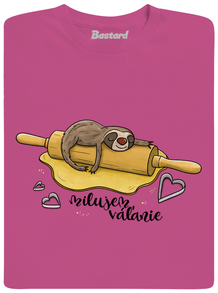 Milujem váľanie detské tričko Fuchsia