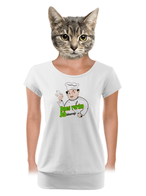 Dnes varím ja dámske tričko s lemom White