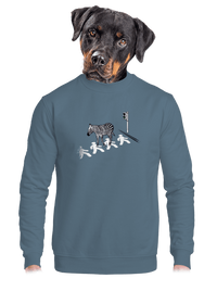 unisex mikina bez kapucne