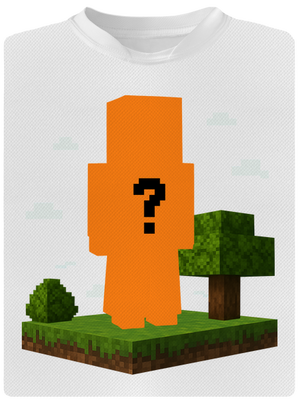 Minecraft z vlastnej fotky detské športové tričko White