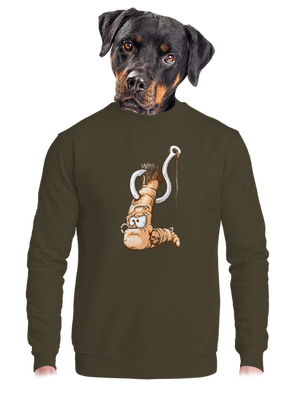 unisex mikina bez kapucne