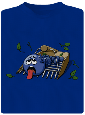 Čučoriedky pánske športové tričko Royal Blue Mal