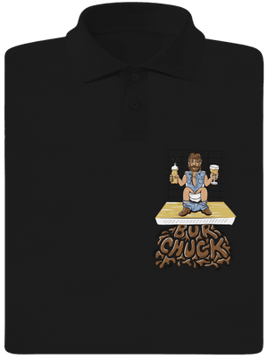 BurChuck pánska polokošeľa Black