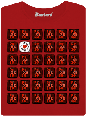 Pexeso dámske tričko Red Mal