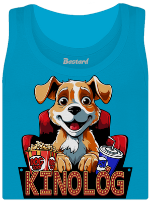 Kinológ dámske tielko klasické Blue Atol