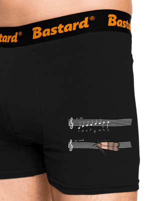 A - moll boxerky Black