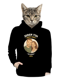 dámska mikina klokanka