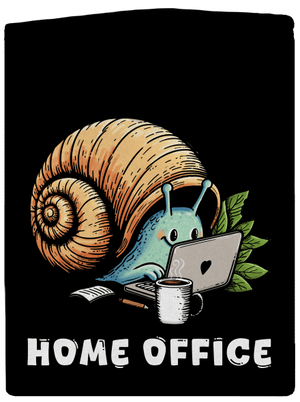 Slimákov home office dámska mikina na zips Black