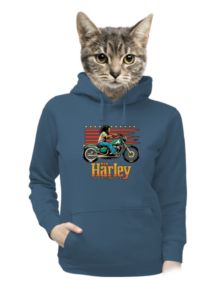 Bob Harley dámska mikina klokanka Denim