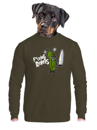 unisex mikina bez kapucne