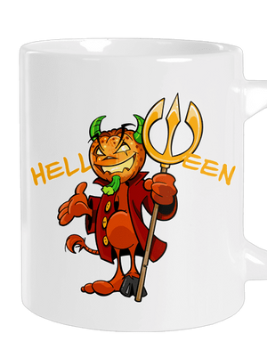 Helloween veľký hrnček White