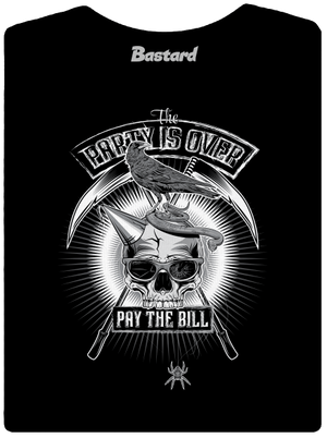 Party is over dámske tričko prémium Black