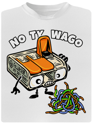 Wago svorka pánske športové tričko White