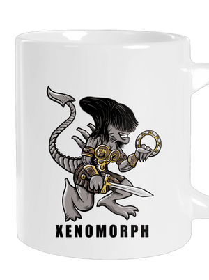 Xenomorph veľký hrnček White