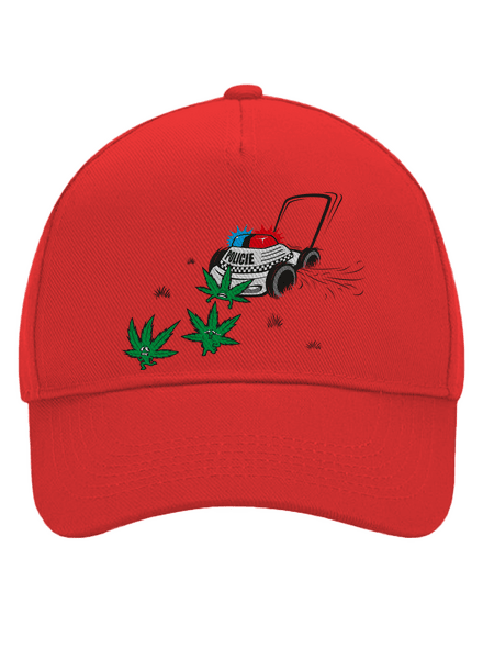 Ganja kríza šiltovka baseballka Classic Red