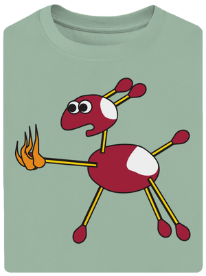 Gaštany unisex tričko oversized Sage