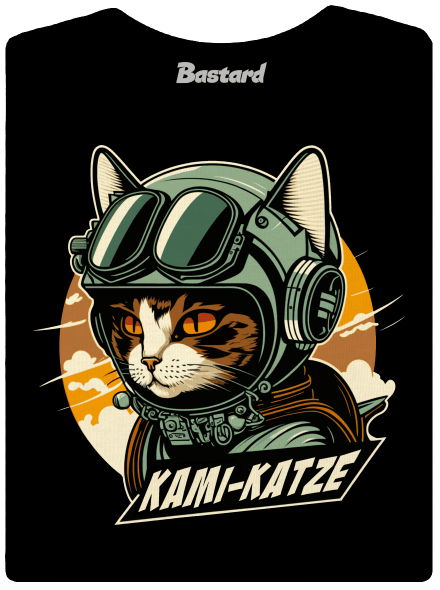 Kami-Katze dámske tričko prémium Black