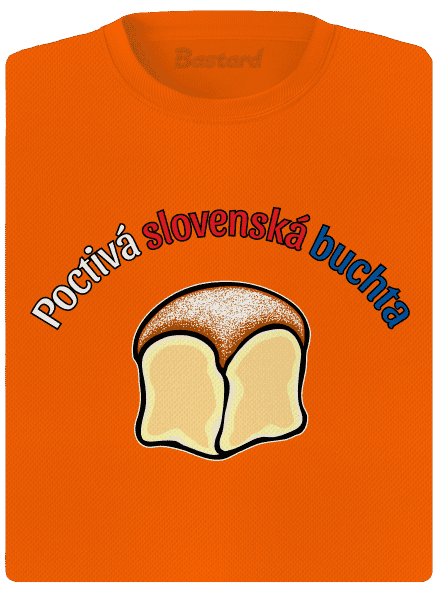 Poctivá buchta a klobása dámske športové tričko Neon Orange