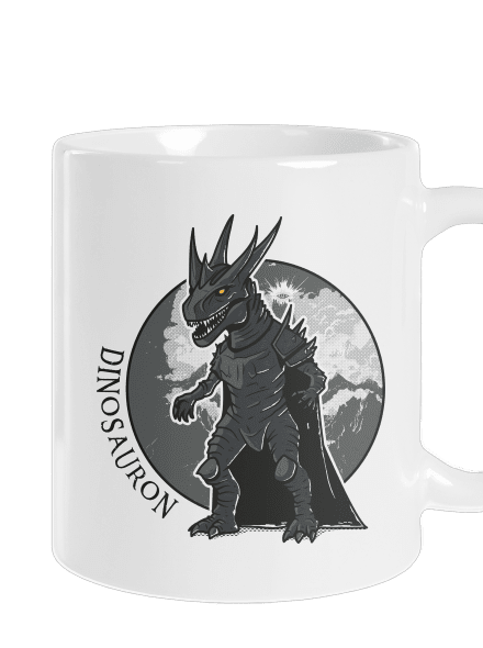 Dinosauron klasický hrnček White