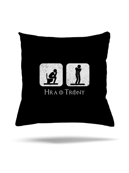 Hra o trůny vankúš Black